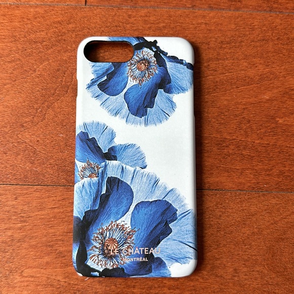 3 for $30 💖 iPhone 6 Plus Blue Floral Phonecase - Picture 3 of 7